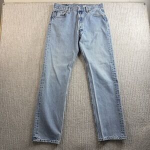 Vintage Levi's 501 XX Jeans Men's Size 34x34 (fits 33x33) Light Wash